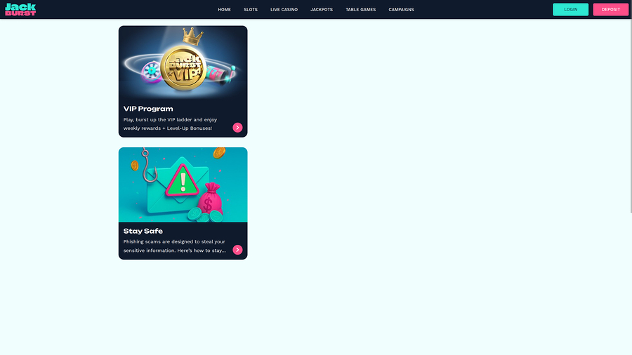 Jackburst Promotions Desktop