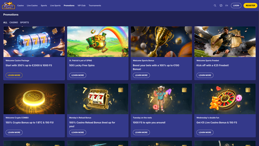 JasminSlots Casino Desktop Promotions