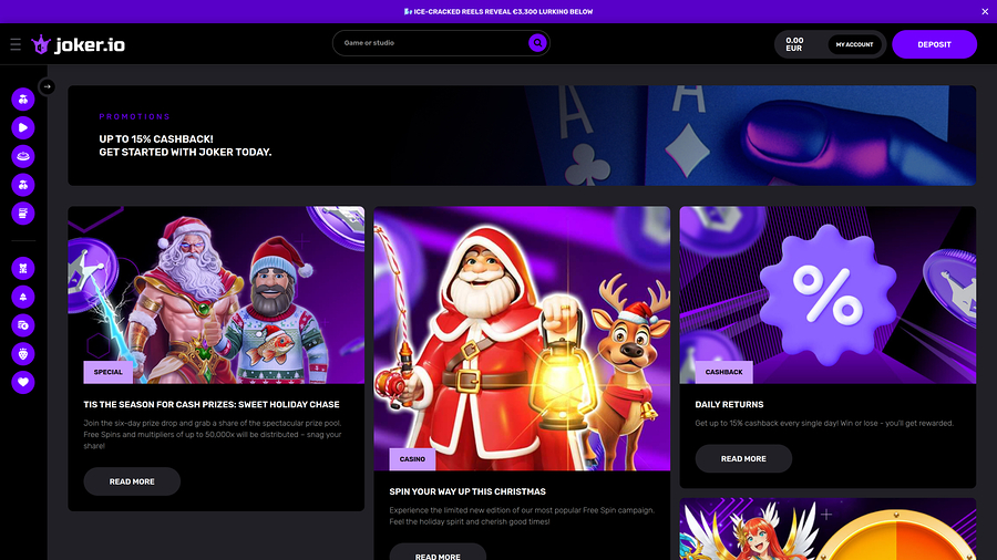 Joker.io Promotions Desktop