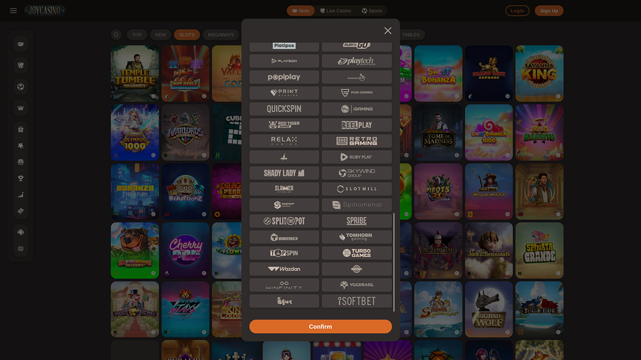 Joy Casino Desktop Game Developers