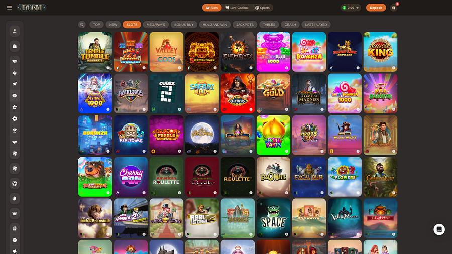 Joy Casino Desktop Games
