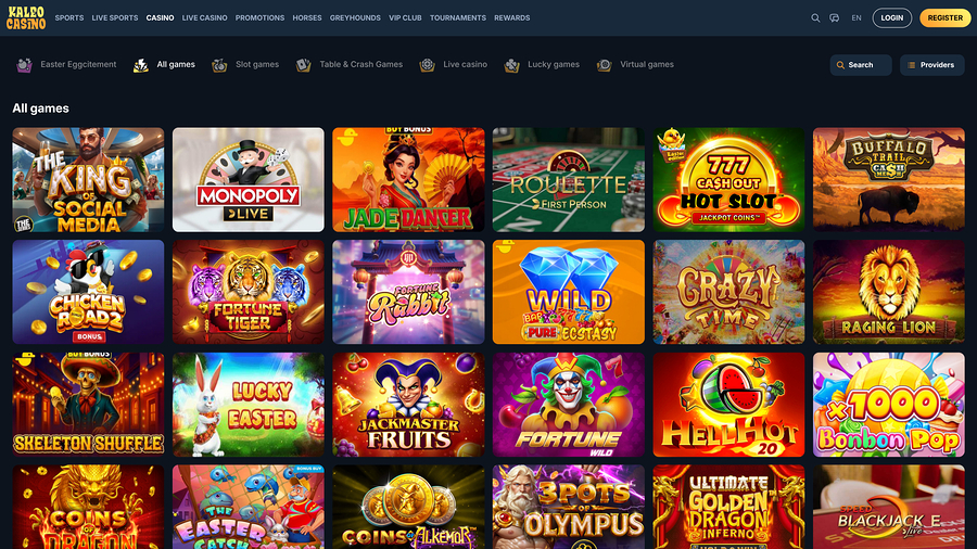 Juegos de casino Kaleo