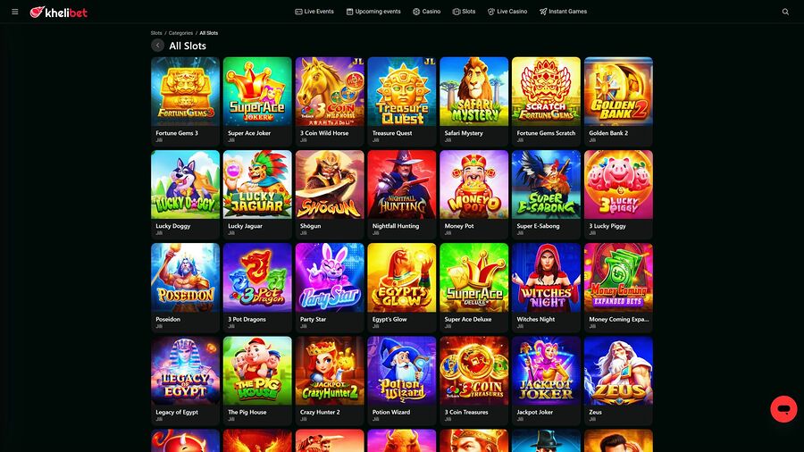 Juegos de escritorio de Kheli Bet Casino
