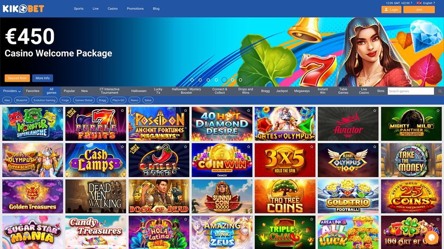 Kikobet Casino Game Developers Desktop