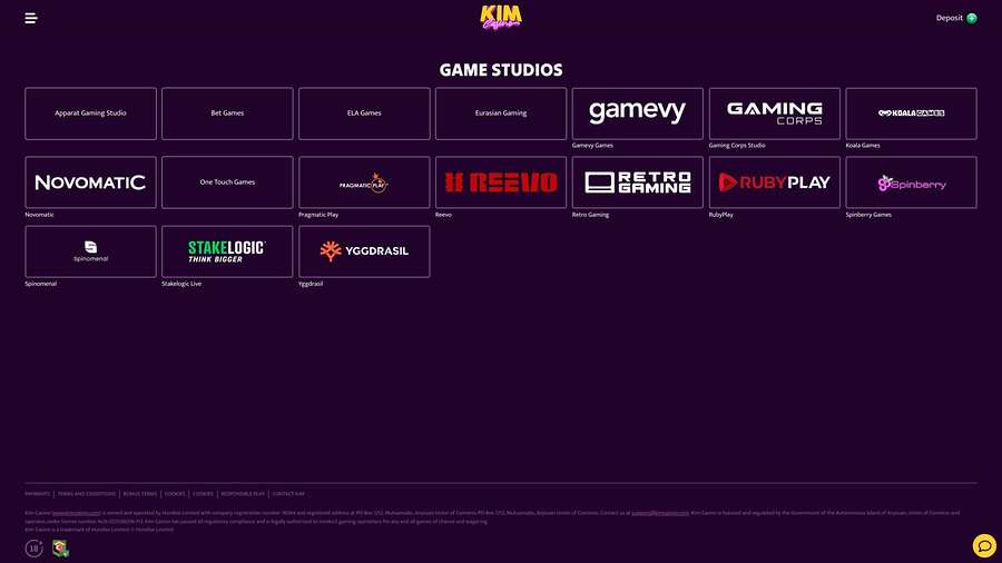 Kim Casino Game Developers Desktop