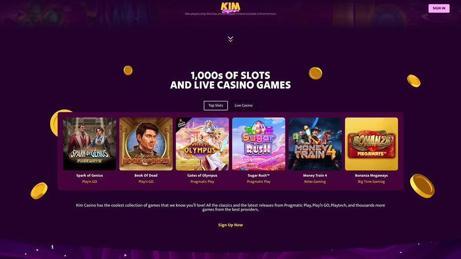 Kim Casino Games Desktop