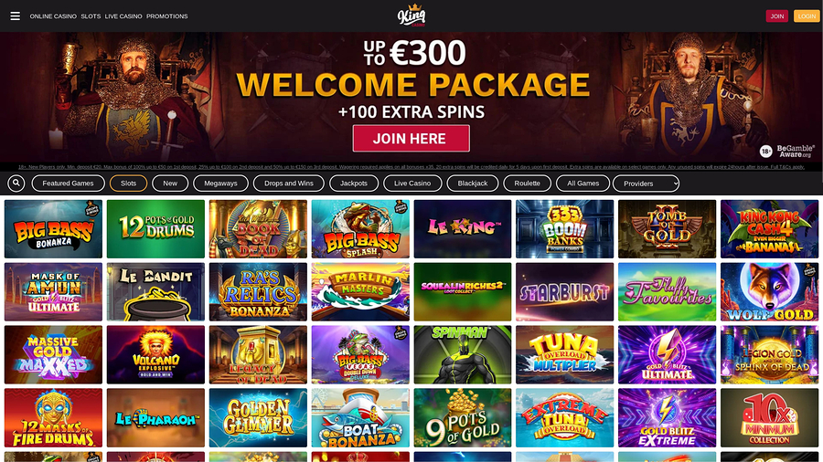 King Casino Games Desktop