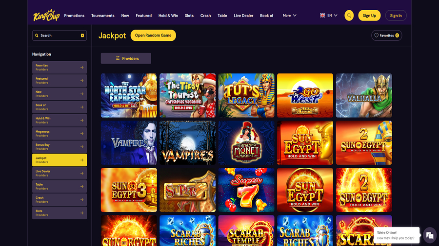 Kings Chip Casino Jackpot Desktop