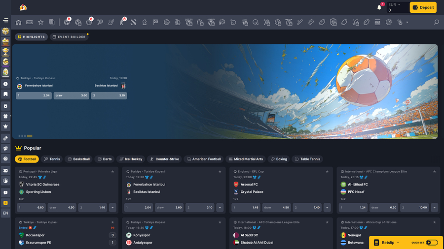 Koko.bet Casino Desktop Sports