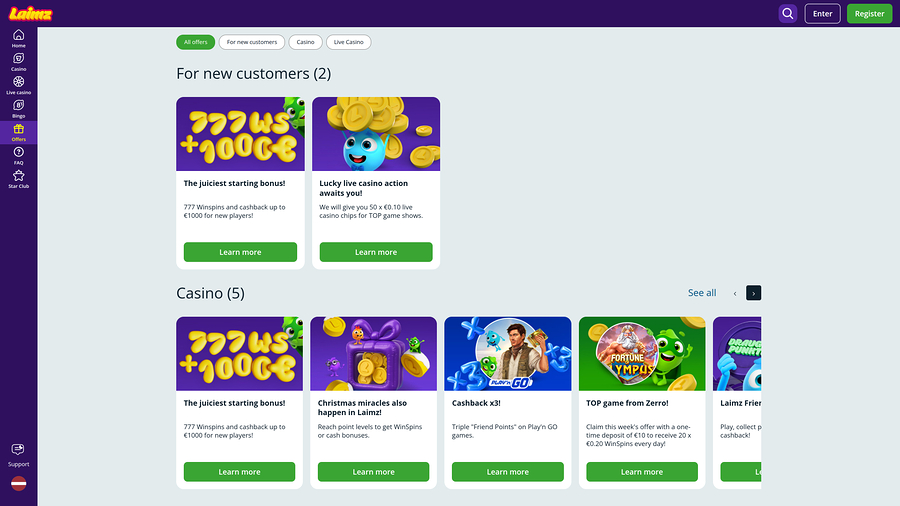 Laimz Desktop Promotions