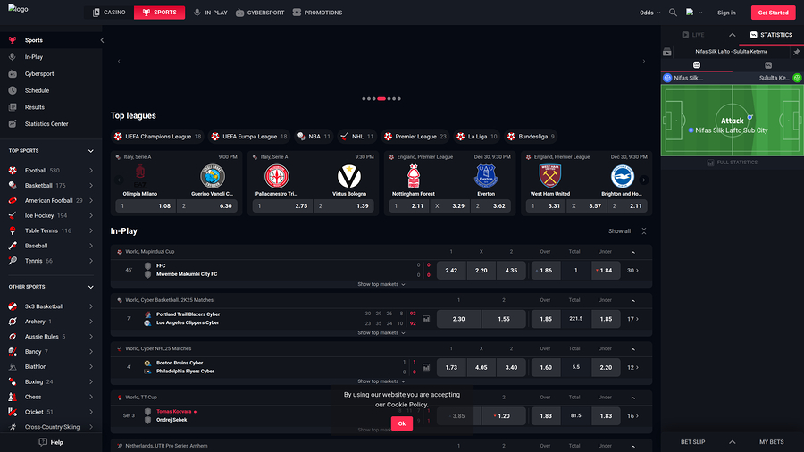 Lamabet Casino Desktop Sports