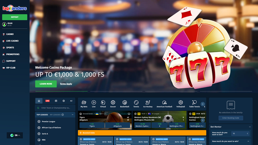 Lapilanders Casino Desktop Sports
