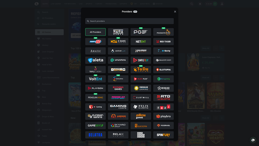 Leon Casino Desktop Game Developers