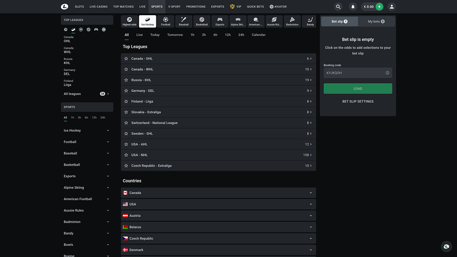 Leon Casino Desktop Sports
