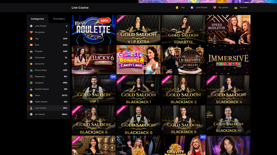 Librabet Casino Desktop Live Dealer