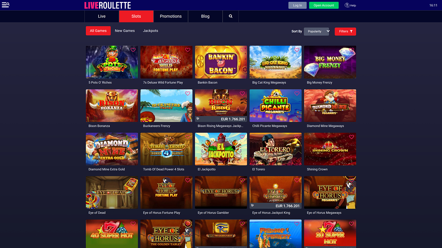 Live Roulette Casino Desktop Games