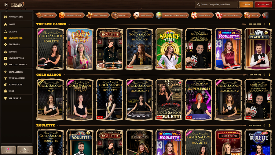 Lizaro Casino Live Dealer