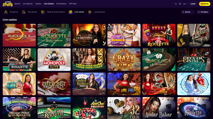 Casino Loots Live Dealer