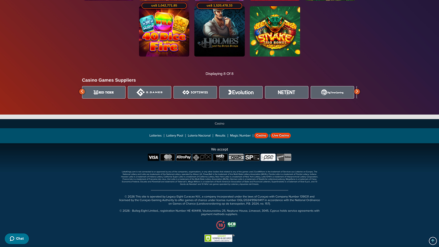 Lottokings Casino Desktop Game Developers