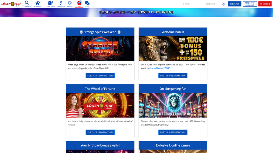 Lowen Play Desktop Promotions