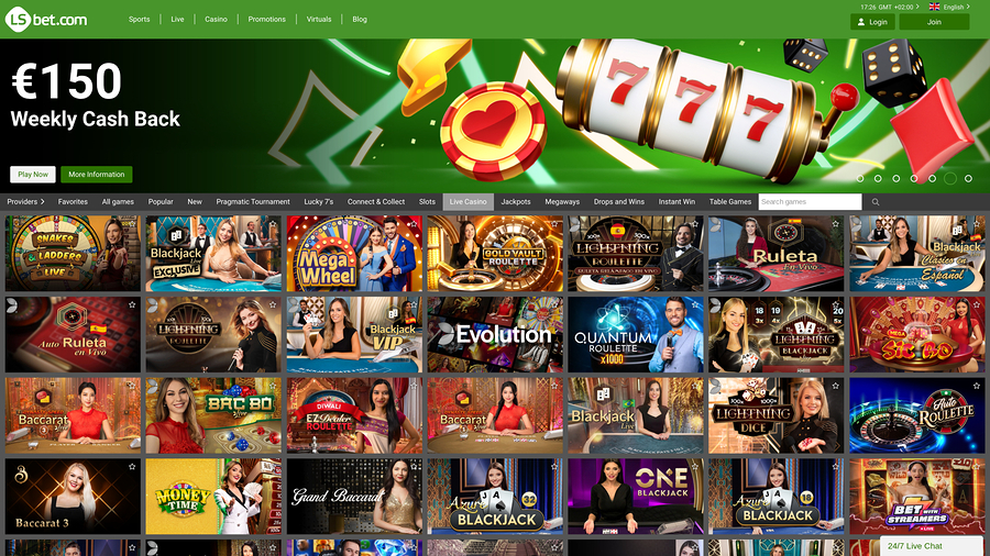 LSbet Casino Desktop Live Dealer
