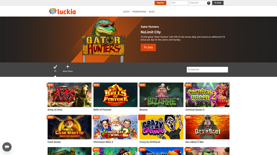 Luckia Casino Desktop Games