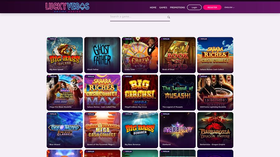 Lucky Vegas Casino Desktop Games