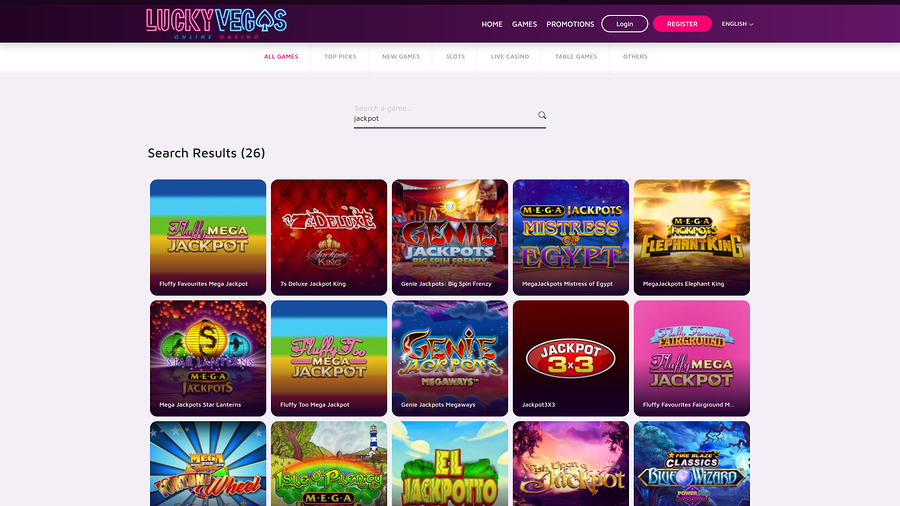 Lucky Vegas Casino Desktop Jackpot