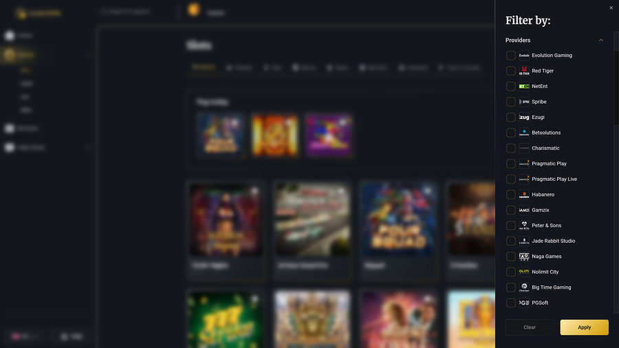 Desarrolladores de juegos de escritorio de Lucky Wells Casino