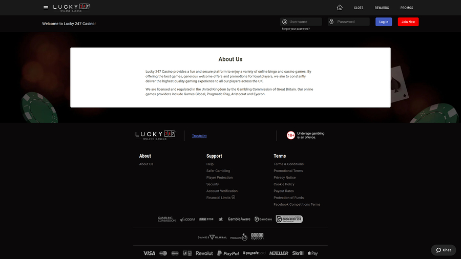 Lucky247 Casino Desktop Game Developers