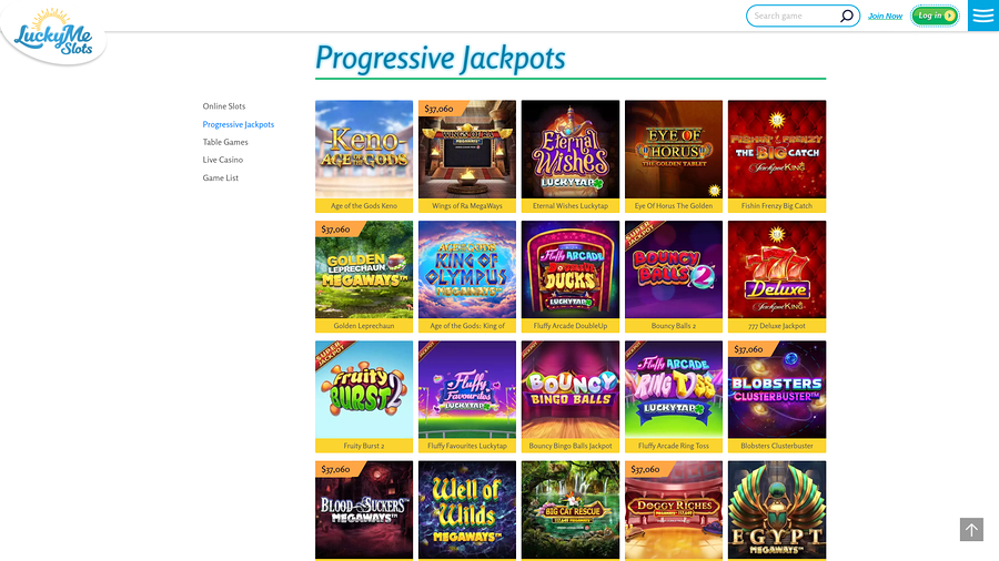LuckyMe Slots Casino Desktop Jackpot
