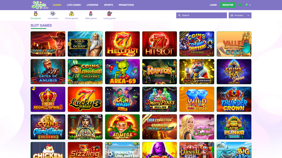 Lucys Casino Desktop Games