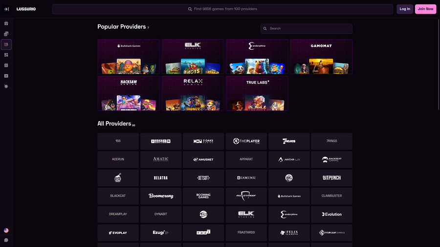 Lussurio Casino Desktop Game Developers