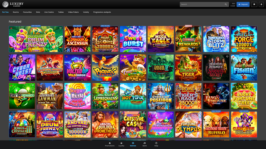 Luxury Casino Desktop Games