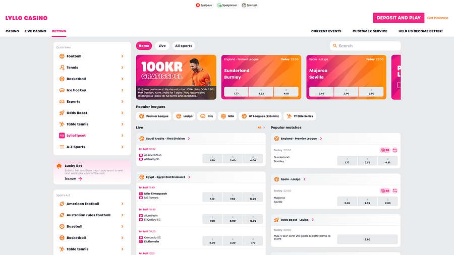 Lyllo Casino datorsport