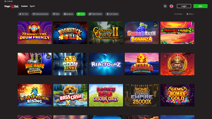 Magic Red Casino Desktop Games