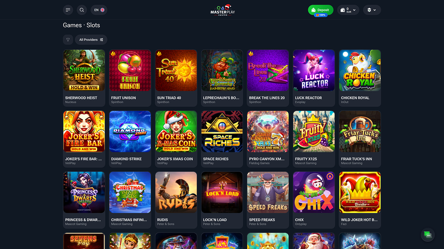 Masterplay Casino Desktop Games