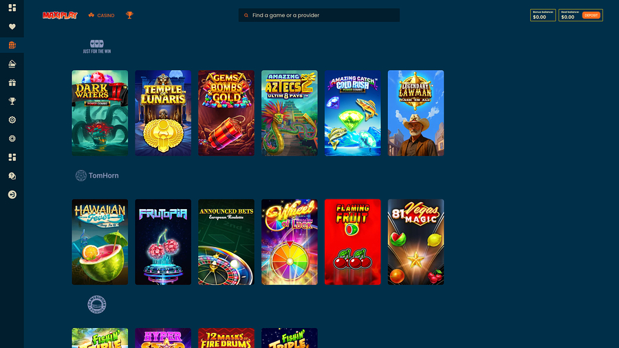 Maxiplay Casino Desktop Game Developers