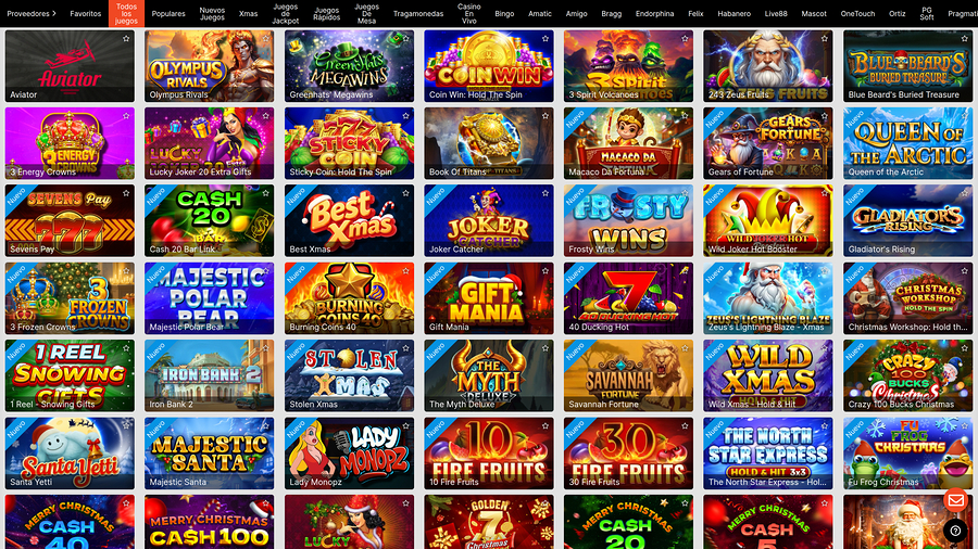 Mexbet Casino Desktop Games