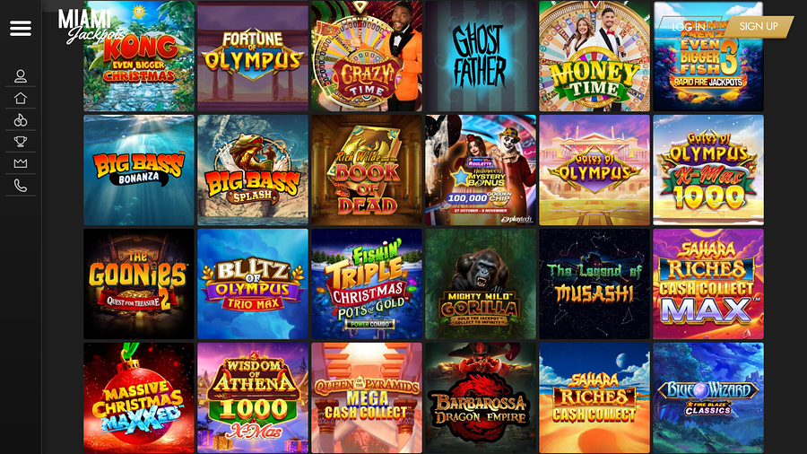 Miami Jackpots Casino Desktop Games