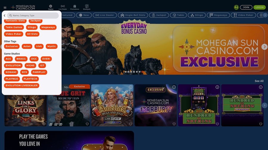 Mohegan Sun Casino Desktop Game Developers