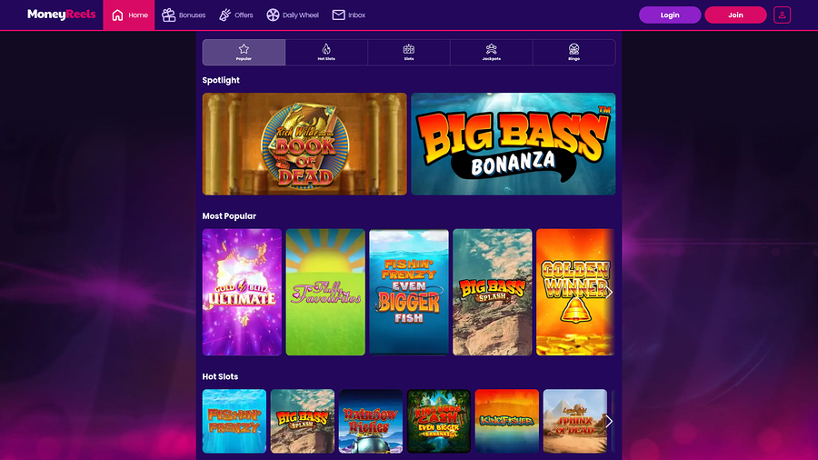 Money Reels Casino Desktop Games