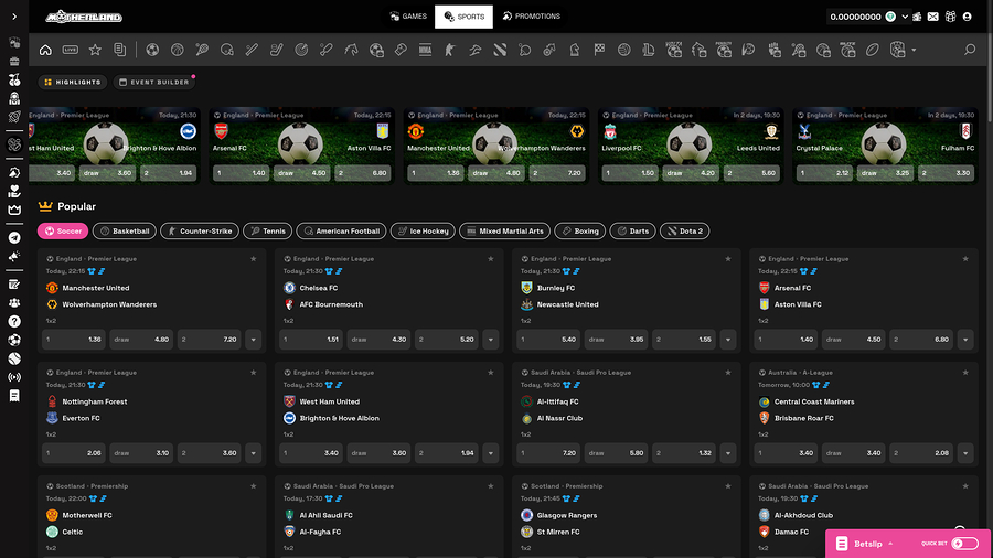 Motherland Casino Desktop Sports