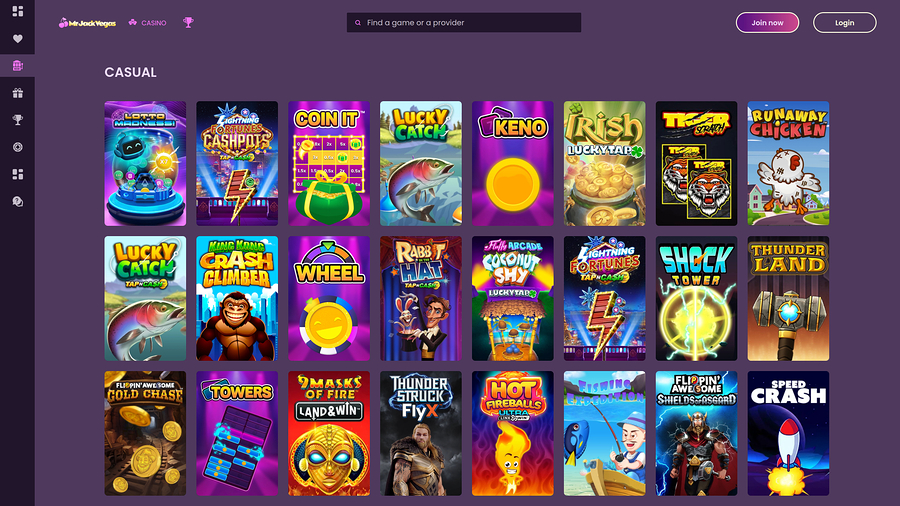 Mr Jack Vegas Casino Desktop Casual Games