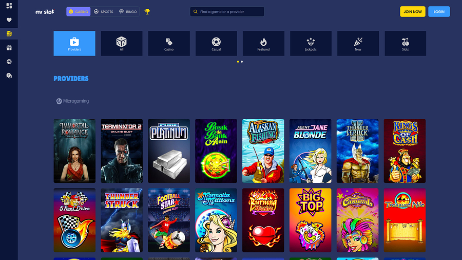 Mr Slot Casino Desktop Game Developers