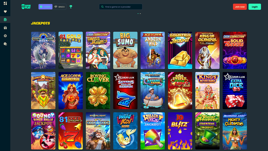 Mr SuperPlay Casino Desktop Jackpot