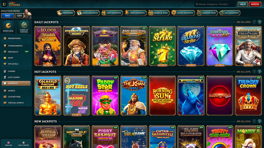 My Empire Casino Desktop Jackpot