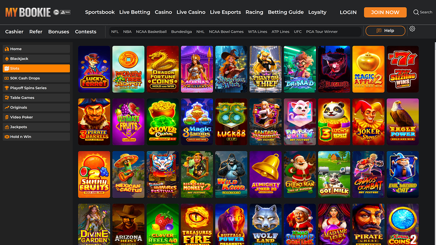 MyBookie Casino Desktop Games