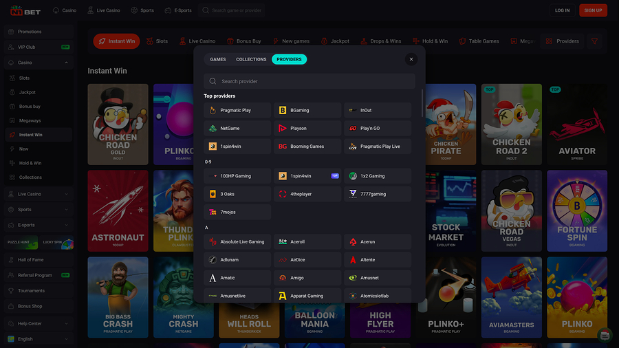 N1 Bet Casino Desktop Game Developers