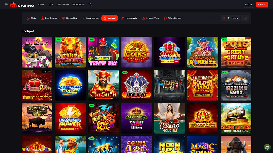 N1 Casino Desktop Jackpot